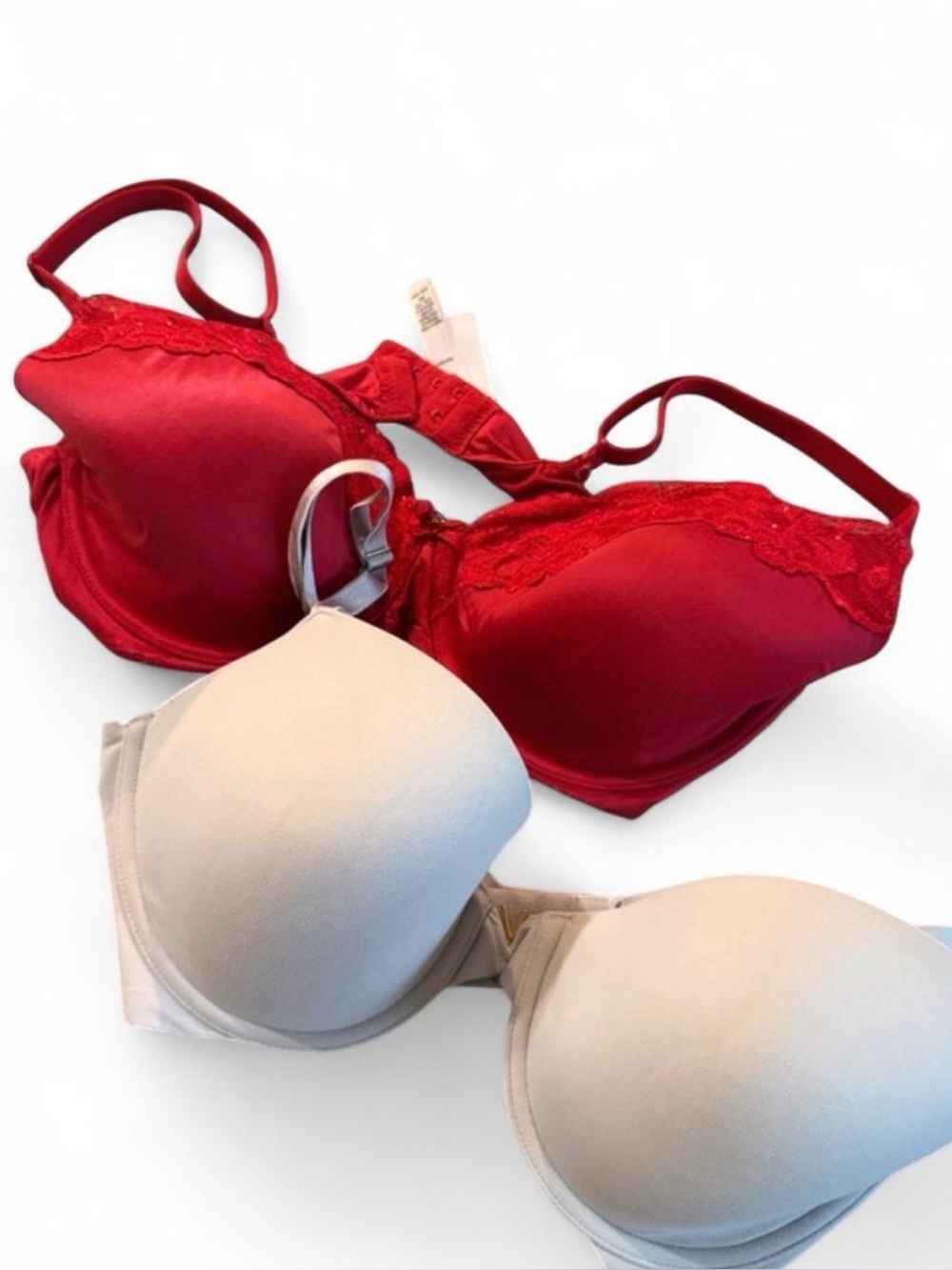 Victorias Secret Bras (2) Adjustable Straps
Womens Size 36D